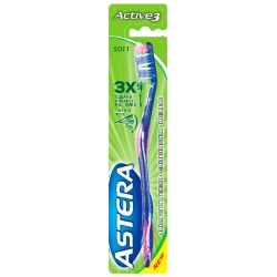 Зубная щетка ASTERA Active 3, Soft 