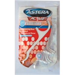 Зубочистки с нитью ASTERA Active, 20 шт.