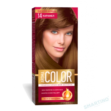 Краска для волос AROMA Color 14 (карамельный) 45 мл