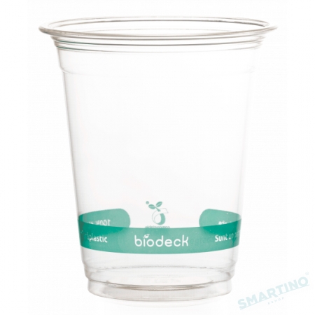 Pahare Transparente de unica folosinta 480ml, 100% Biodegradabile si Compostabile, 50buc/set