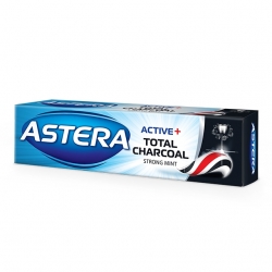 Зубная паста ASTERA ACTIV + Total Charcoal   100мл