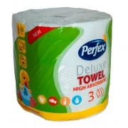 Бумажные полотенца Perfex Deluxe 150 листов, 3 слоя