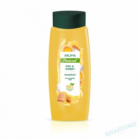 Șampon pentru păr AROMA NATURAL Ou și miere 400 ml