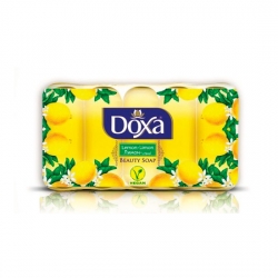 Мыло туалетное DOXA Ekopack  5x55гр. Lemon