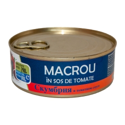 Macrou in sos de tomate 240gr."Smartino" Cu Cheie