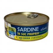 Sardine in suc propriu 240gr."Smartino" Cu Cheie