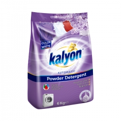 KALYON Порошок для стирки 6кг для машин-автоматов Color&White Lavander&Magnolia