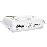 Влажные салфетки SLEEPY Natural 60 шт NewBorn, пластиковая крышка