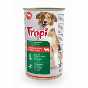 Влажный корм для собак Tropi со вкусом говядины 1250гр.