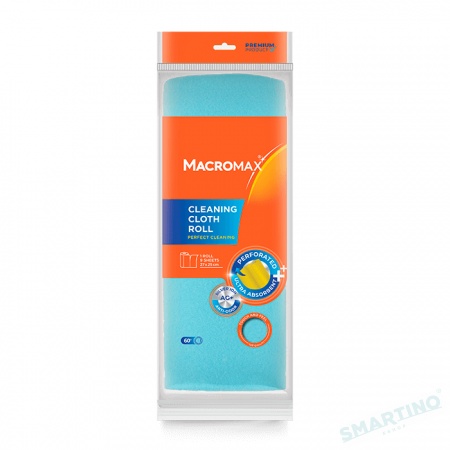  Rolă lavete de curățare MACROMAX Anti-odor, 27 x 25 cm, 9 buc.